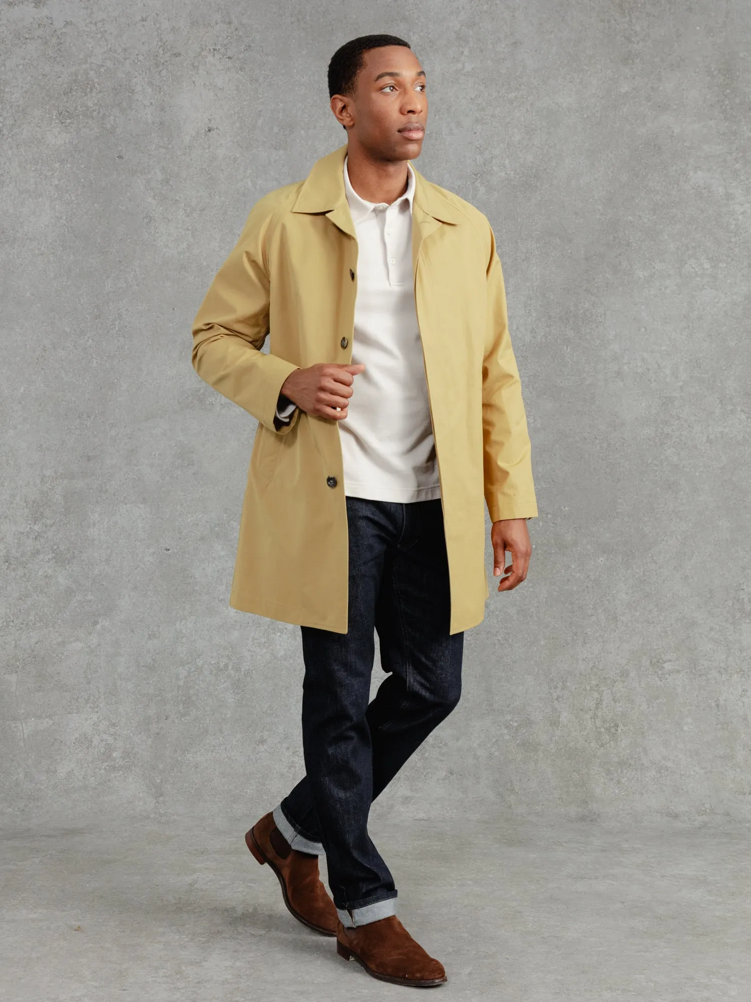 The Ventile® Raglan Raincoat - Bronze