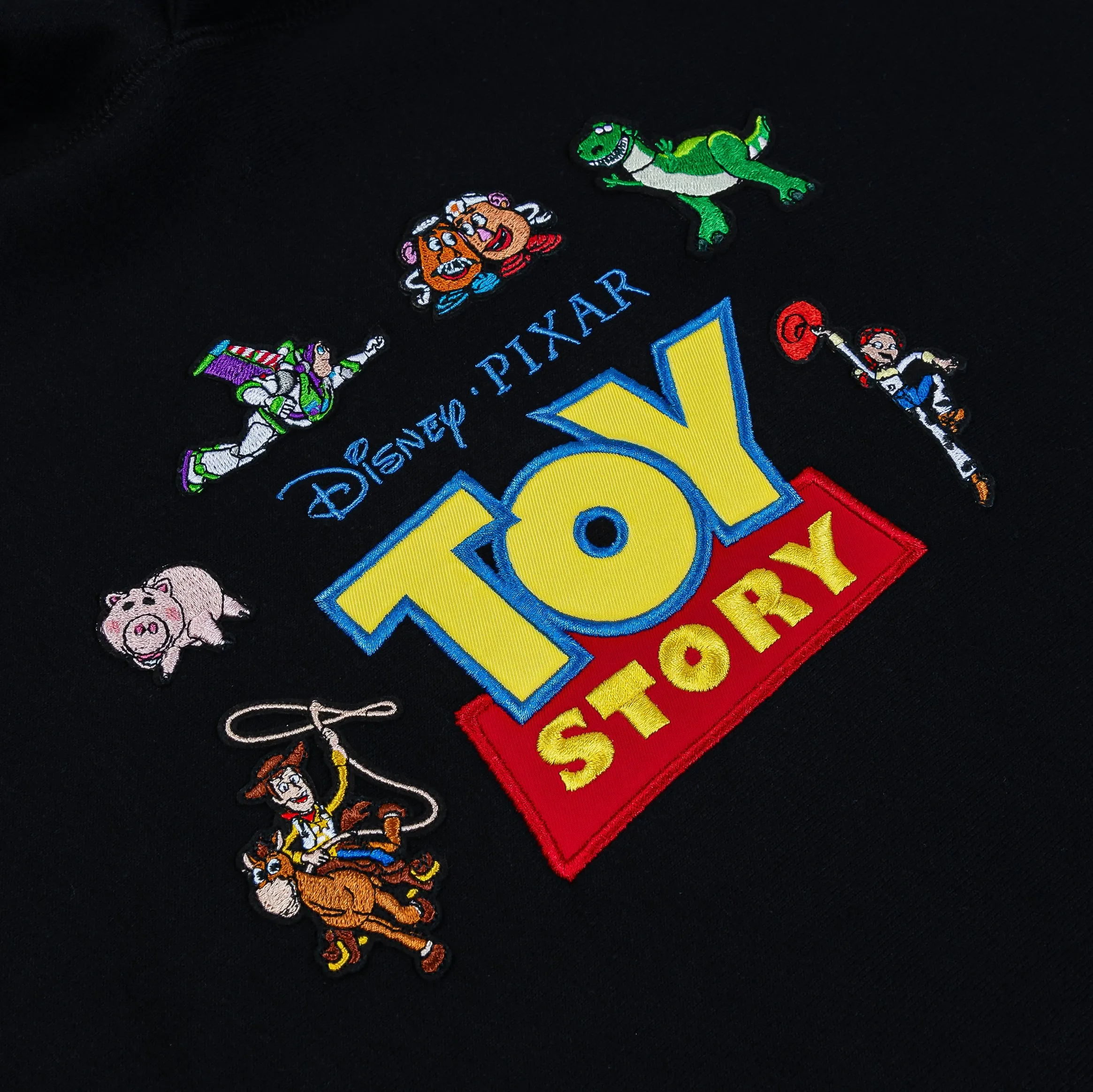 Toy Story by Shoe Palace Poster Pullover Mens Hoodie (Black/Yellow)