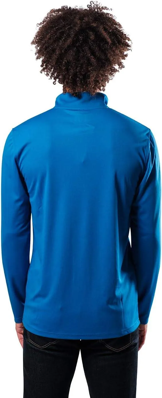 Ultra Game NBA Official Men’s Quarter Zip Long Sleeve Pullover T-Shirt - Unisex Dallas Mavericks|Dallas Mavericks