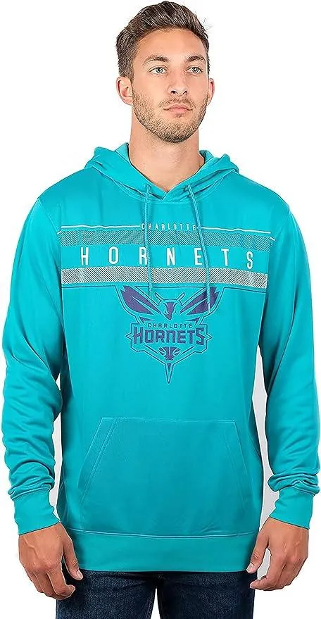 Ultra Game NBA Official Men’s Super Soft Midtown Hoodie Pullover Sweatshirt - Unisex, Charlotte Hornets|Charlotte Hornets