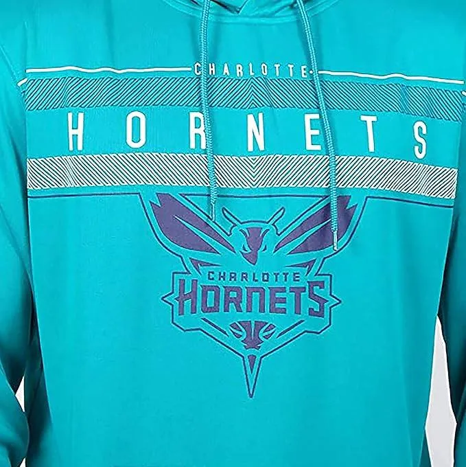 Ultra Game NBA Official Men’s Super Soft Midtown Hoodie Pullover Sweatshirt - Unisex, Charlotte Hornets|Charlotte Hornets