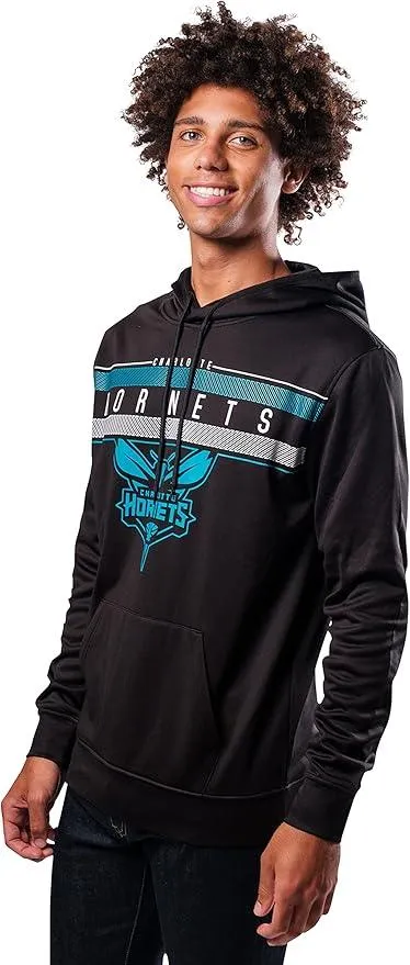 Ultra Game NBA Official Men’s Super Soft Midtown Hoodie Pullover Sweatshirt - Unisex, Charlotte Hornets|Charlotte Hornets