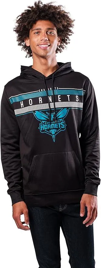 Ultra Game NBA Official Men’s Super Soft Midtown Hoodie Pullover Sweatshirt - Unisex, Charlotte Hornets|Charlotte Hornets