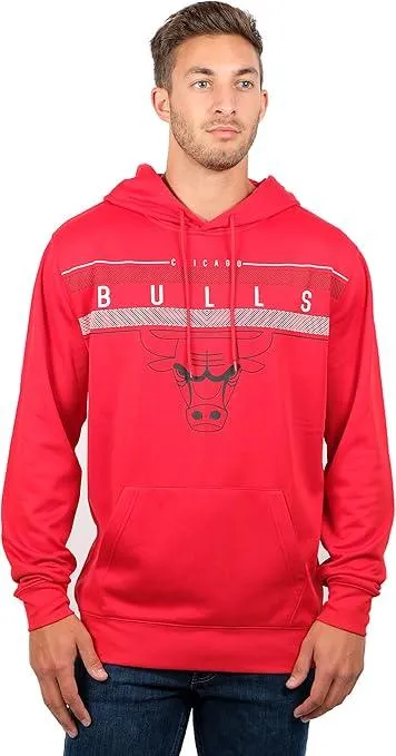 Ultra Game NBA Official Men’s Super Soft Midtown Hoodie Pullover Sweatshirt - Unisex, Chicago Bulls|Chicago Bulls