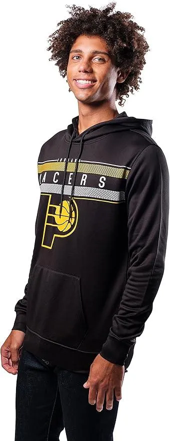 Ultra Game NBA Official Men’s Super Soft Midtown Hoodie Pullover Sweatshirt - Unisex, Indiana Pacers|Indiana Pacers