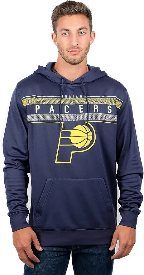 Ultra Game NBA Official Men’s Super Soft Midtown Hoodie Pullover Sweatshirt - Unisex, Indiana Pacers|Indiana Pacers