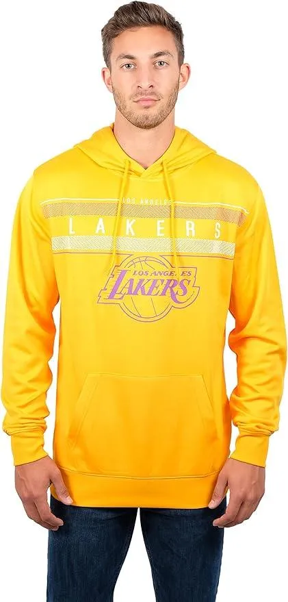 Ultra Game NBA Official Men’s Super Soft Midtown Hoodie Pullover Sweatshirt - Unisex, Los Angeles Lakers|Los Angeles Lakers