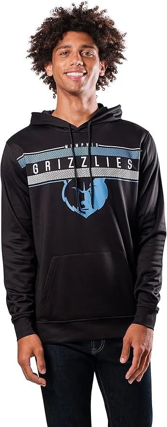 Ultra Game NBA Official Men’s Super Soft Midtown Hoodie Pullover Sweatshirt - Unisex, Memphis Grizzlies|Memphis Grizzlies