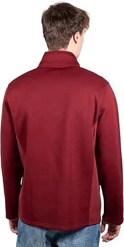 Ultra Game NBA Official Men’s Super Soft  Quarter Zip Pullover Sweatshirt with Zipper Pockets - Unisex, Miami Heat, Team Color|Miami Heat