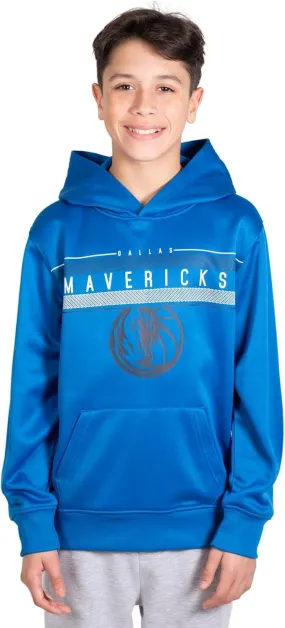 Ultra Game NBA Official Youth  Super Soft Showtime Pullover Hoodie Sweatshirt, Dallas Mavericks, Team Color|Dallas Mavericks