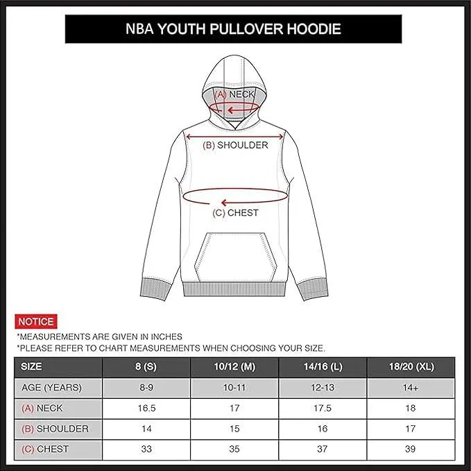 Ultra Game NBA Official Youth  Super Soft Showtime Pullover Hoodie Sweatshirt, Philadelphia 76ers, Team Color|Philadelphia 76ers