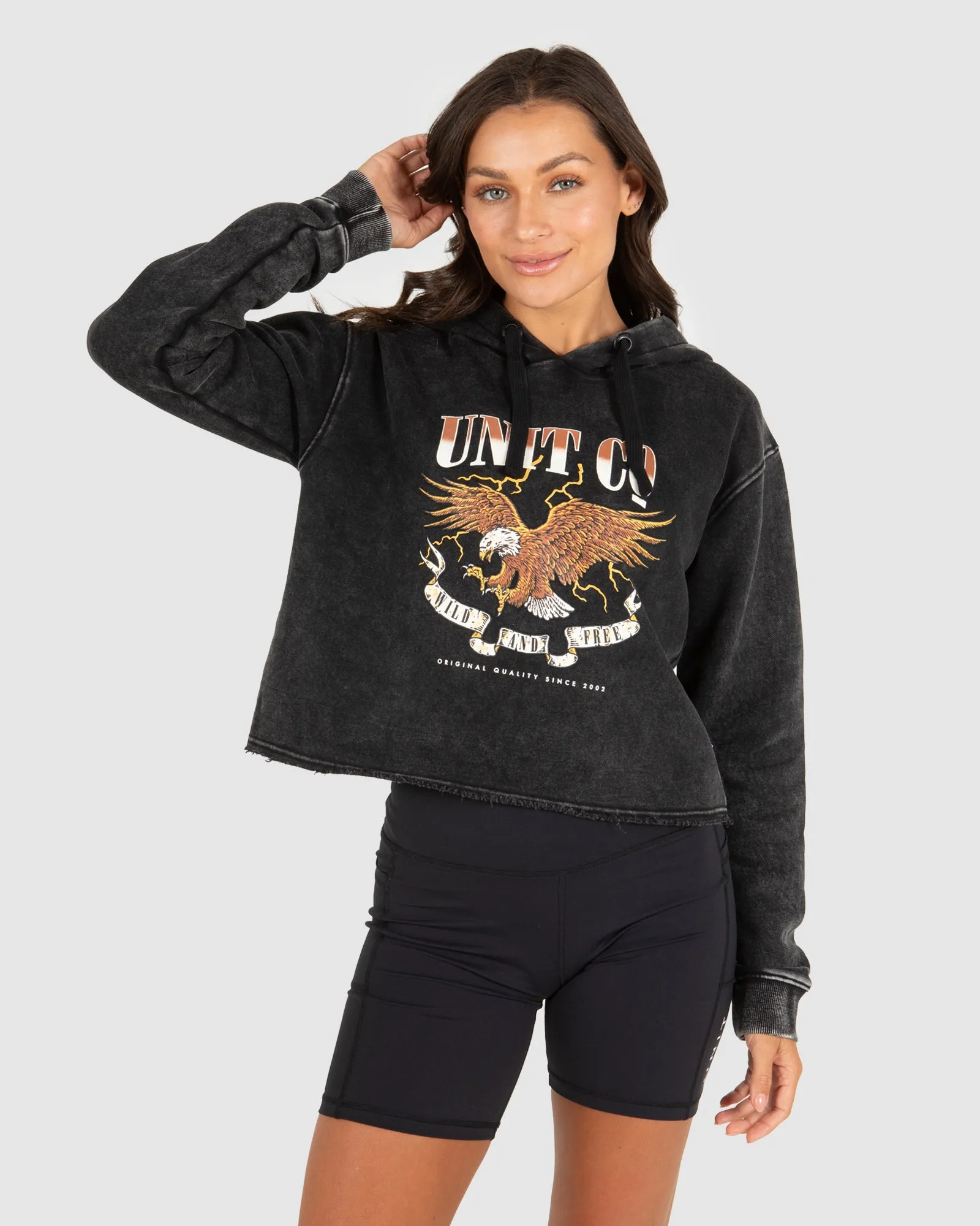 UNIT Ladies Twilight Cropped Pullover Hoodie