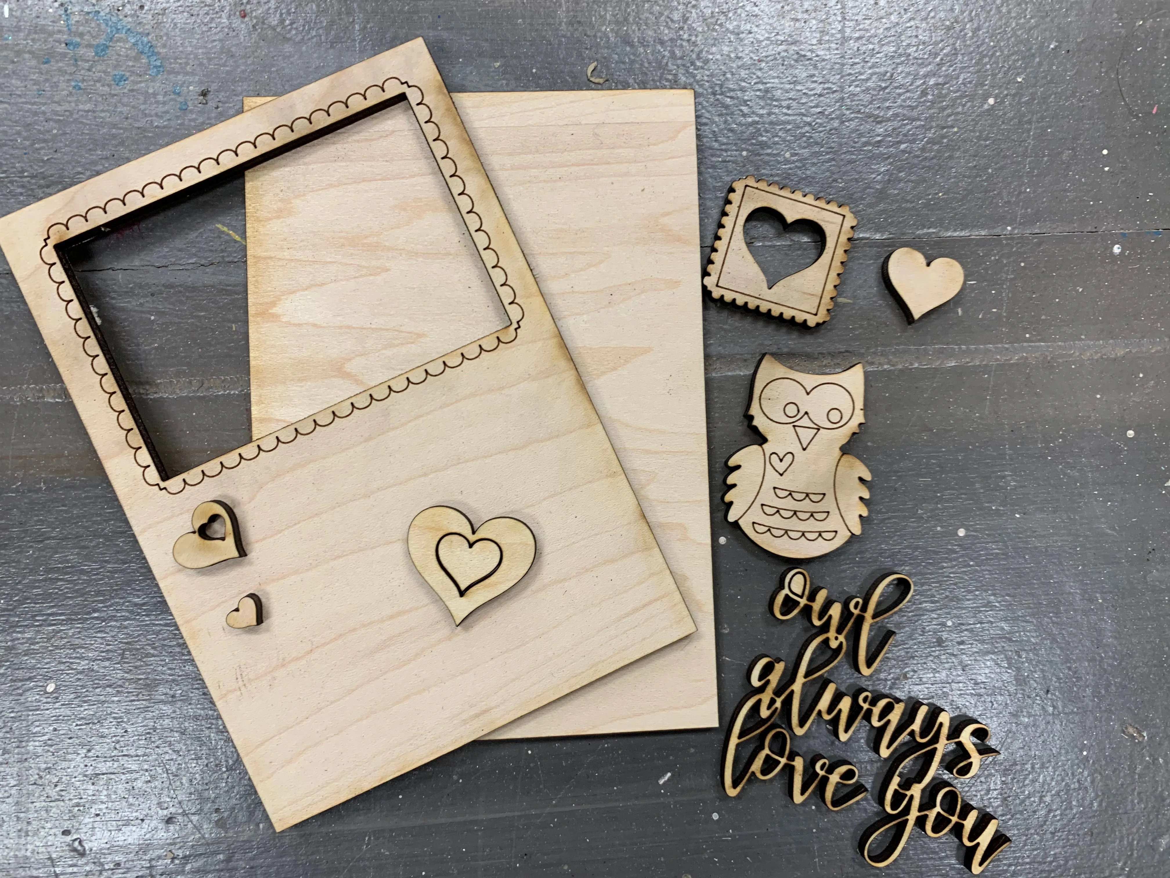 Valentine Postcard DIY Kit