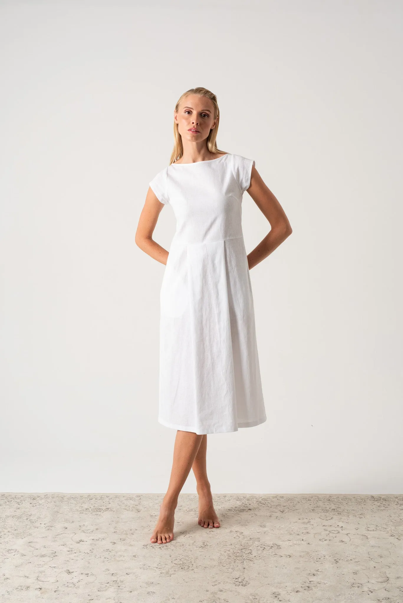 Viana Dress White