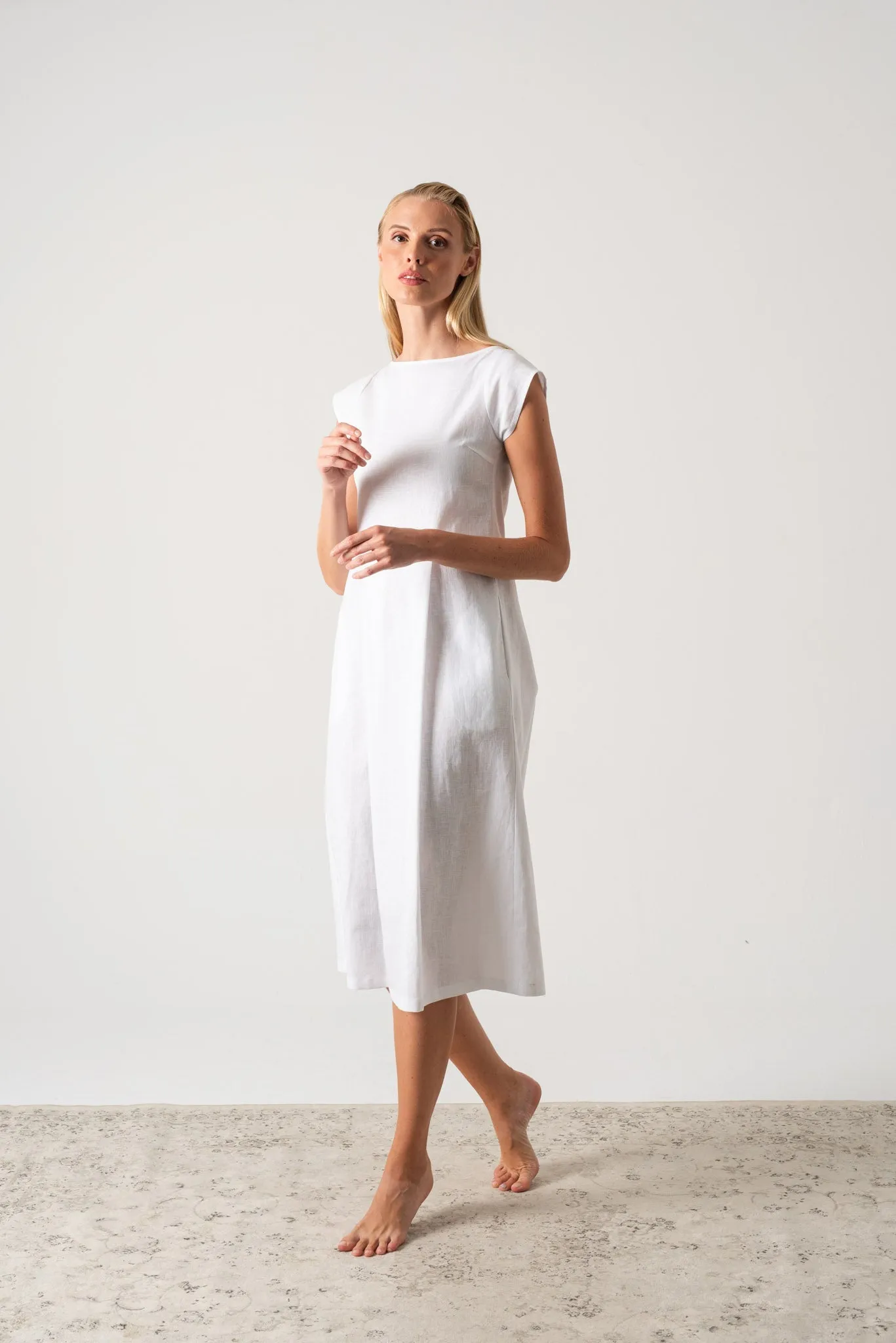 Viana Dress White