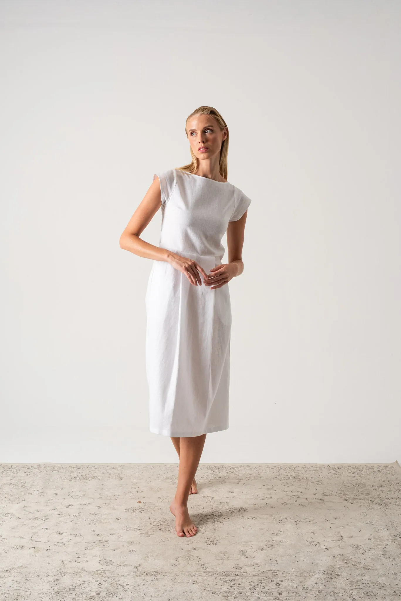 Viana Dress White