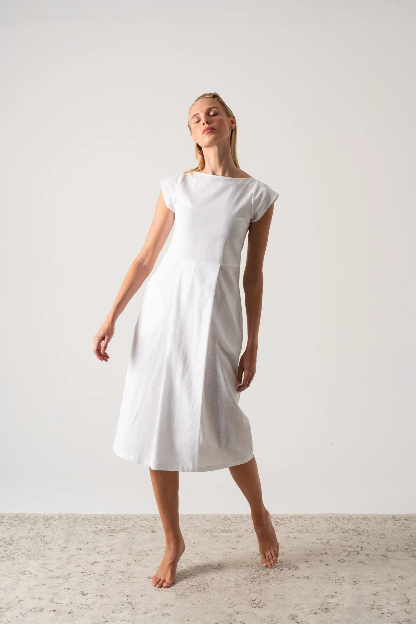 Viana Dress White