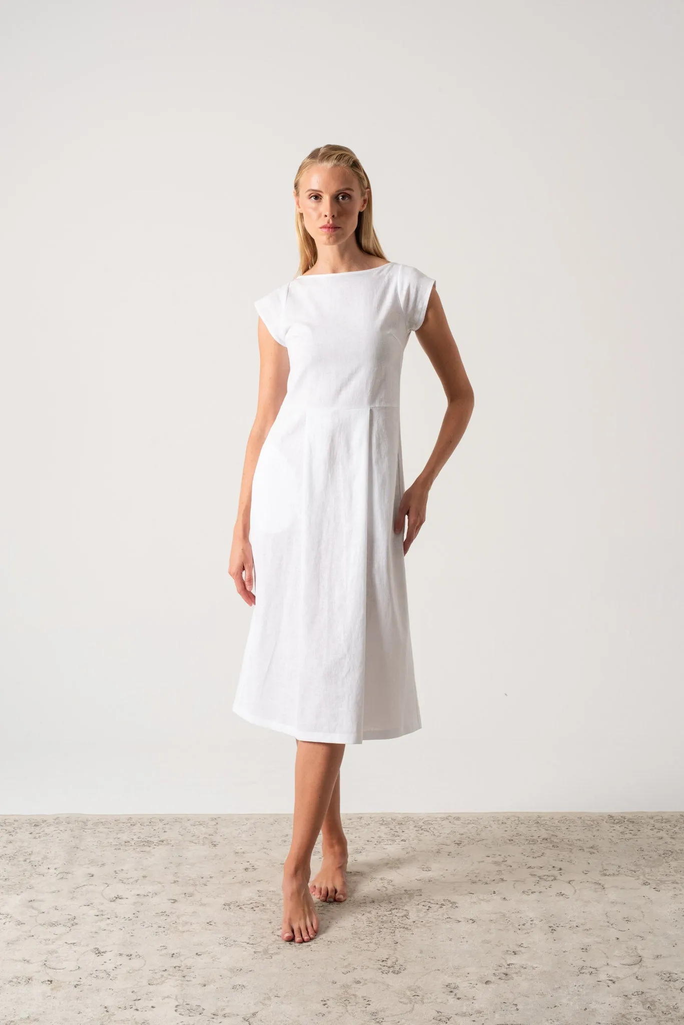 Viana Dress White