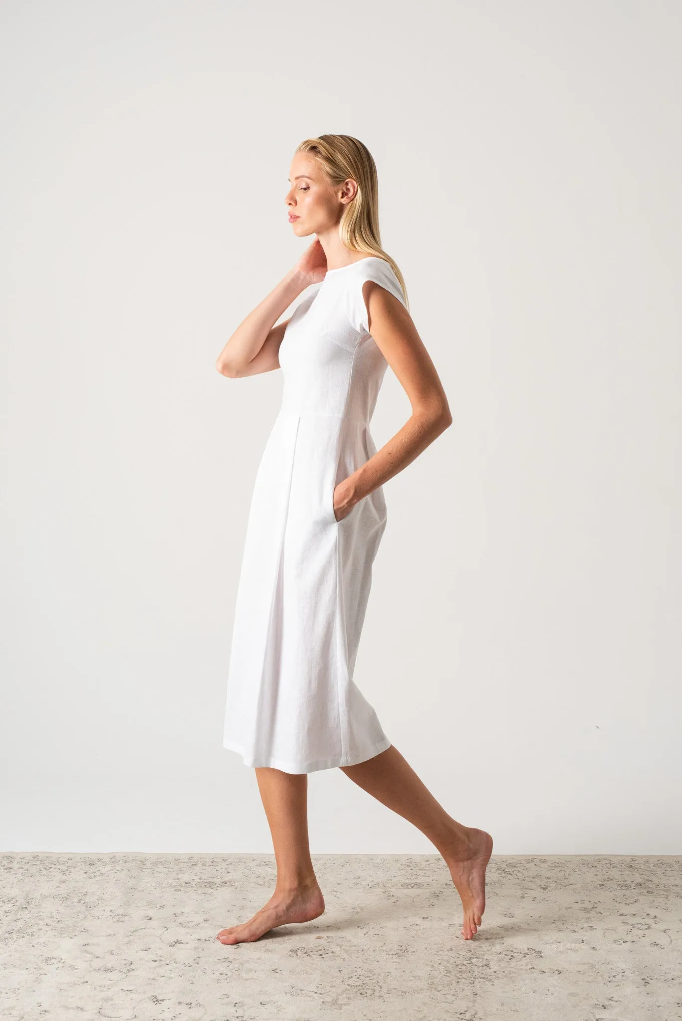 Viana Dress White