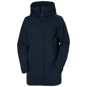 Victoria Mid Length Raincoat - Navy