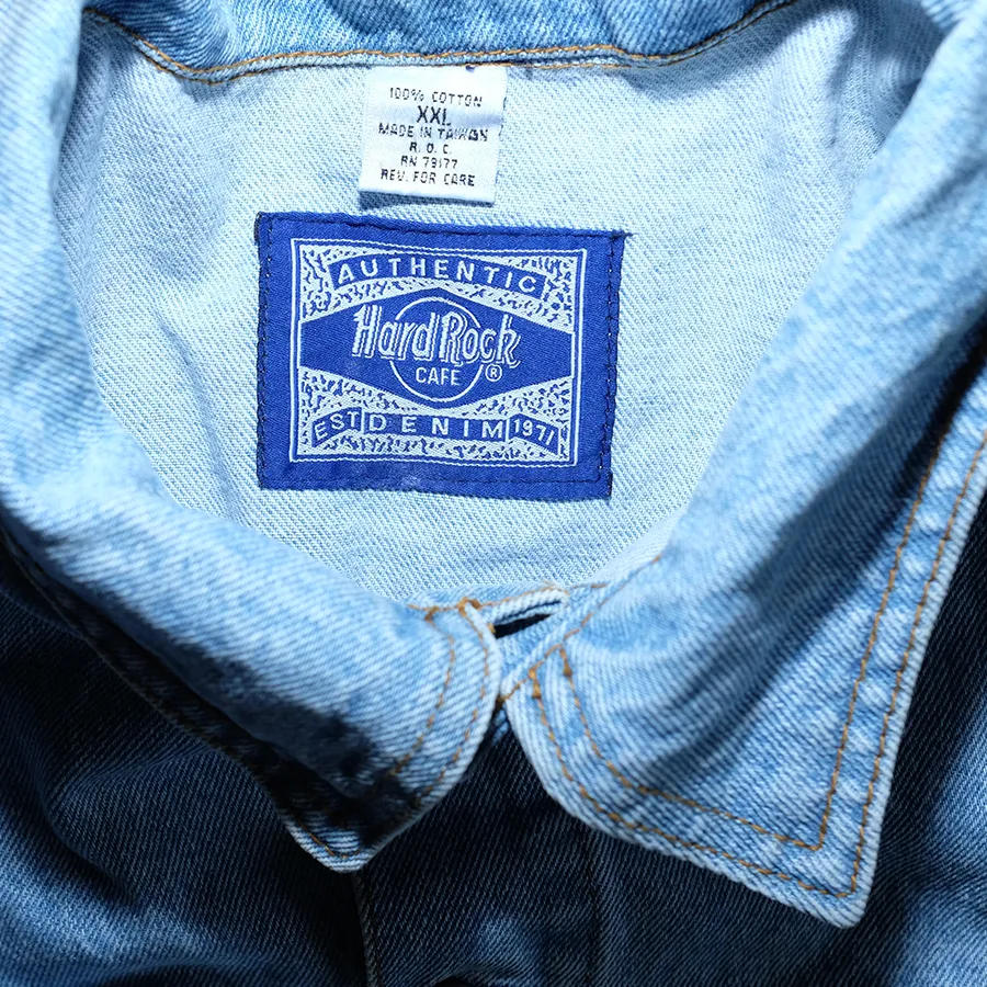 Vintage Hard Rock Cafe Denim Jacket XLarge