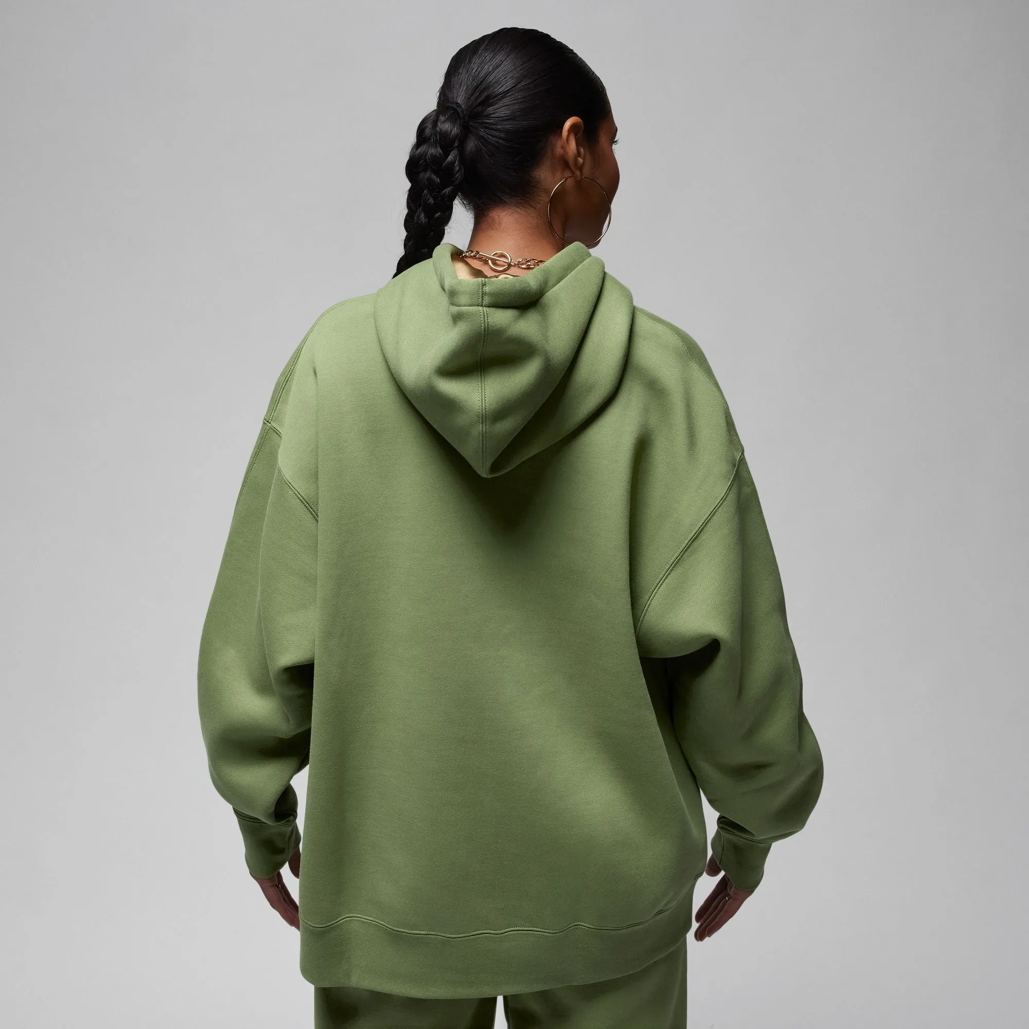 W FLIGHT PULLOVER FLEECE "SKY J LT OLIVE"