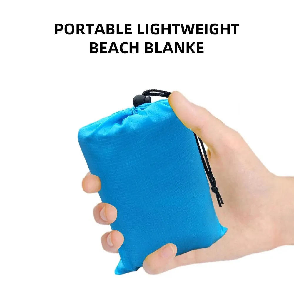 Waterproof Beach Mat: Extra Large Outdoor Camping Blanket – Sand-Free, Foldable, and Portable