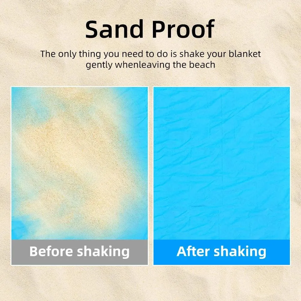 Waterproof Beach Mat: Extra Large Outdoor Camping Blanket – Sand-Free, Foldable, and Portable