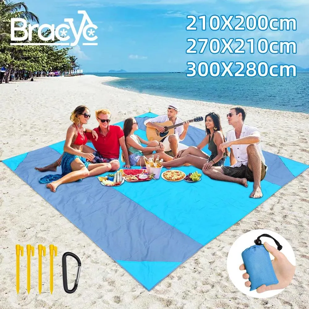 Waterproof Beach Mat: Extra Large Outdoor Camping Blanket – Sand-Free, Foldable, and Portable