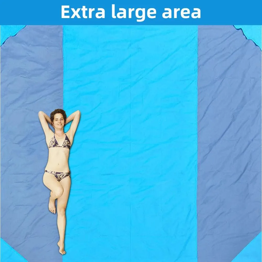 Waterproof Beach Mat: Extra Large Outdoor Camping Blanket – Sand-Free, Foldable, and Portable