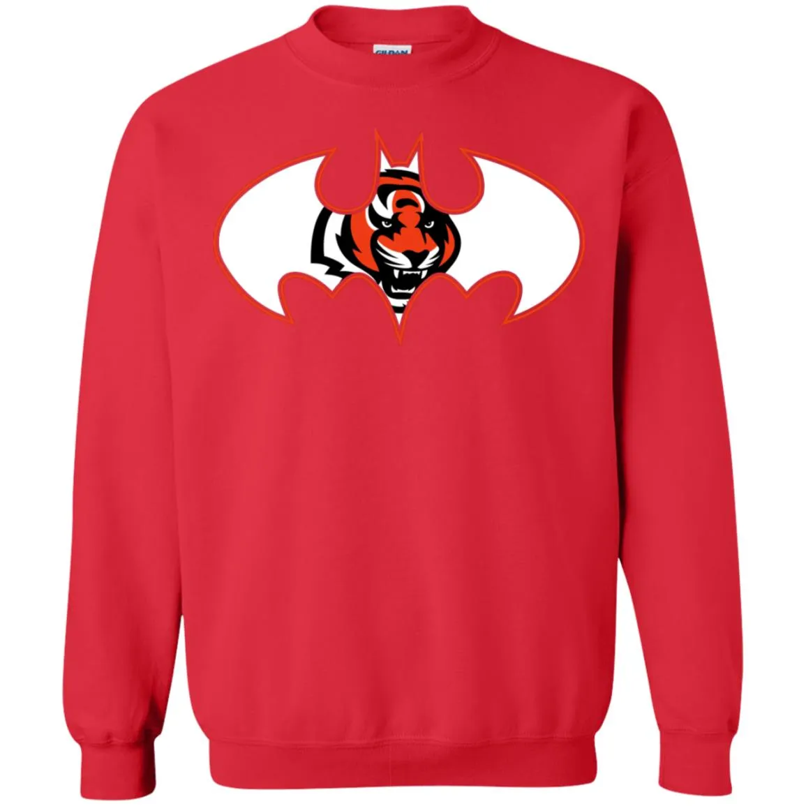 We Are The Cincinnati Bengals Batman Nfl Mashup Crewneck Pullover Sweatshirt