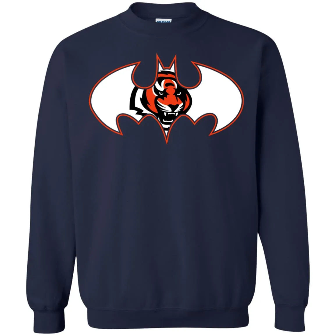 We Are The Cincinnati Bengals Batman Nfl Mashup Crewneck Pullover Sweatshirt