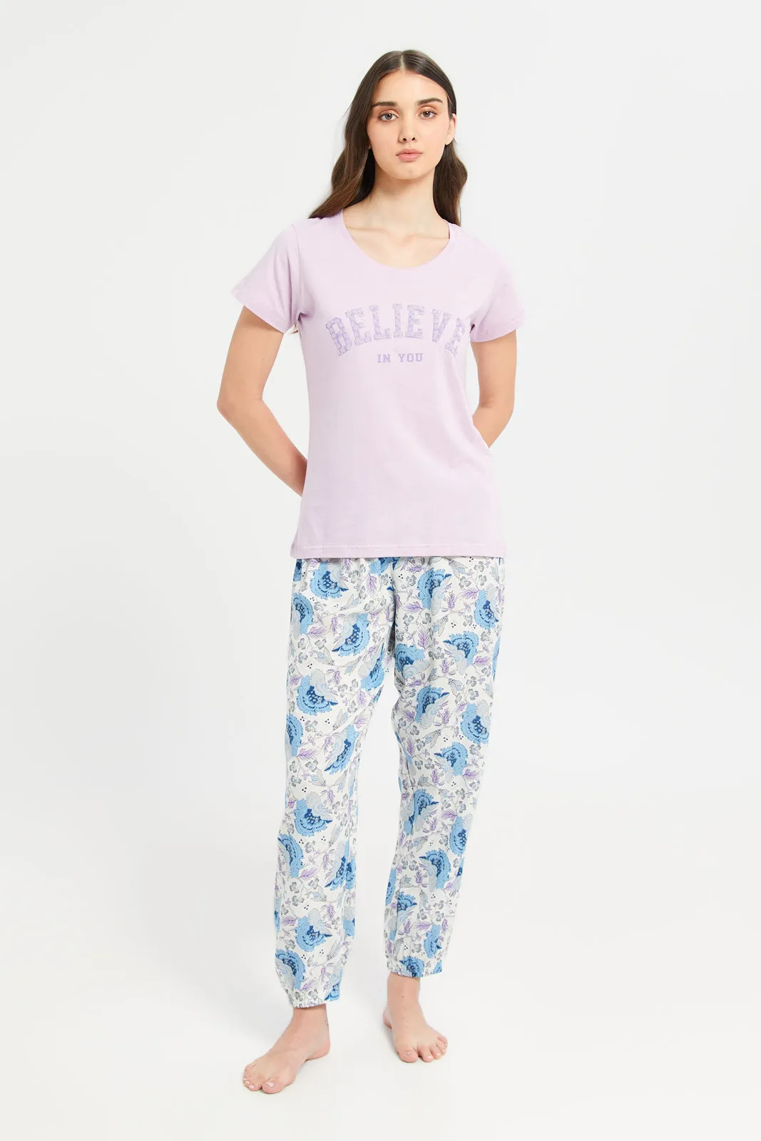 Women Assorted Printed Pyjama Set (2 Piece)