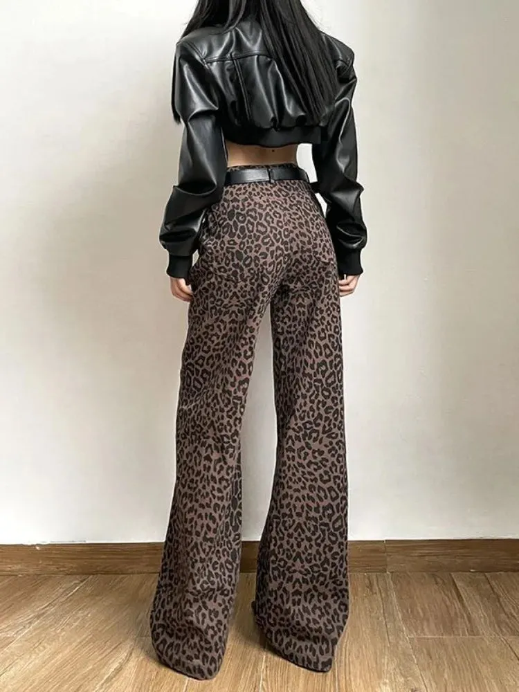 Women Streetwear Harajuku High Waist Straight Casual Pants