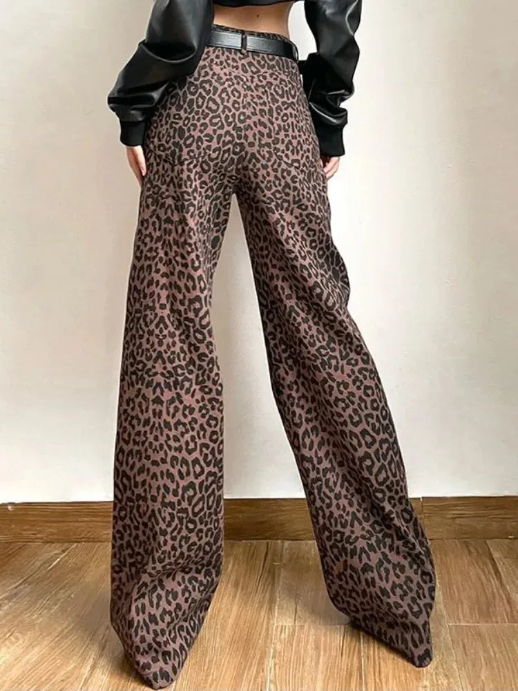 Women Streetwear Harajuku High Waist Straight Casual Pants